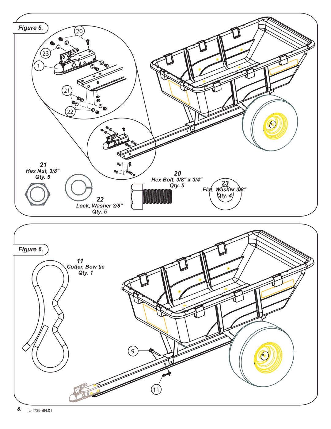 Brinly-Hardy PCT-10LX ATV BH owner manual 1739-BH.01 