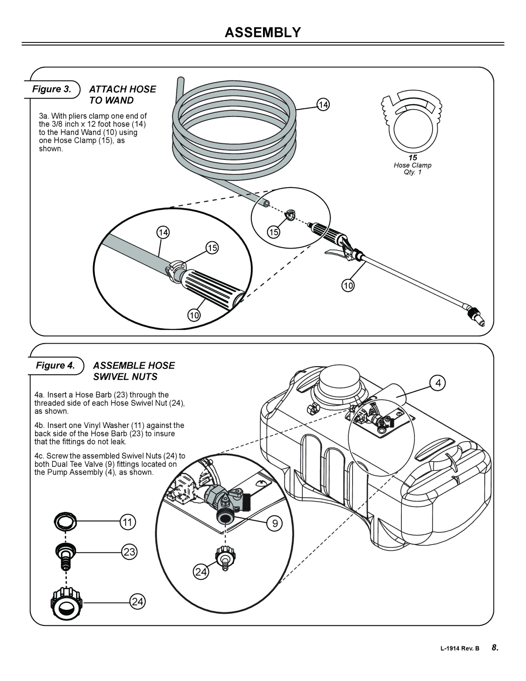 Brinly-Hardy ST-151BH, ST-251BH owner manual Swivel Nuts, 1415 