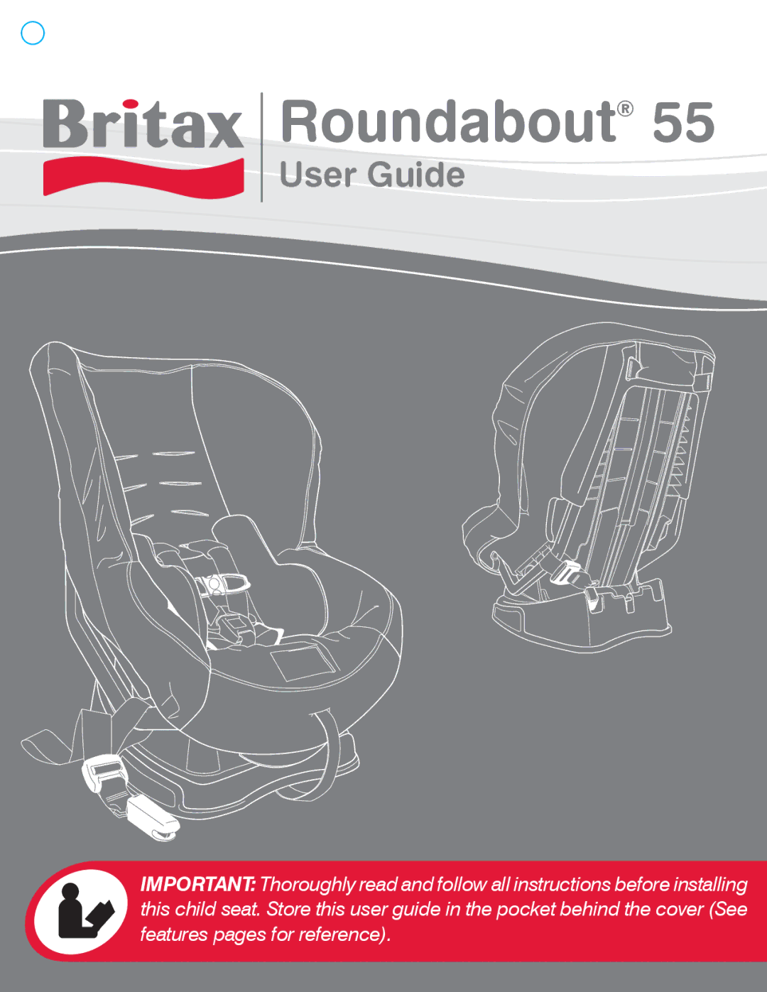 Britax 55 manual Roundabout 