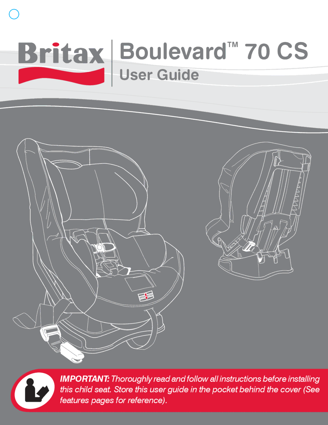 Britax manual BoulevardTM 70 CS 