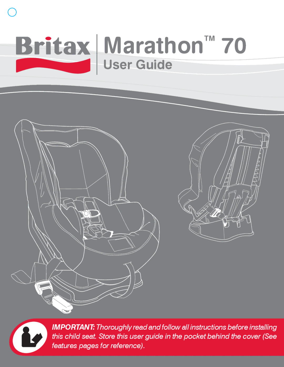 Britax 70 manual MarathonTM 