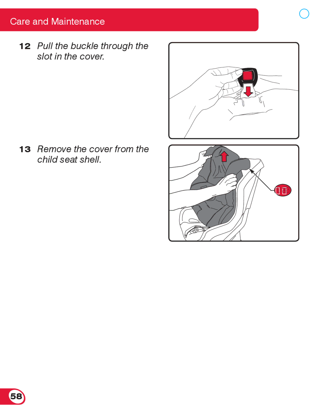 Britax 70 manual Care and Maintenance 