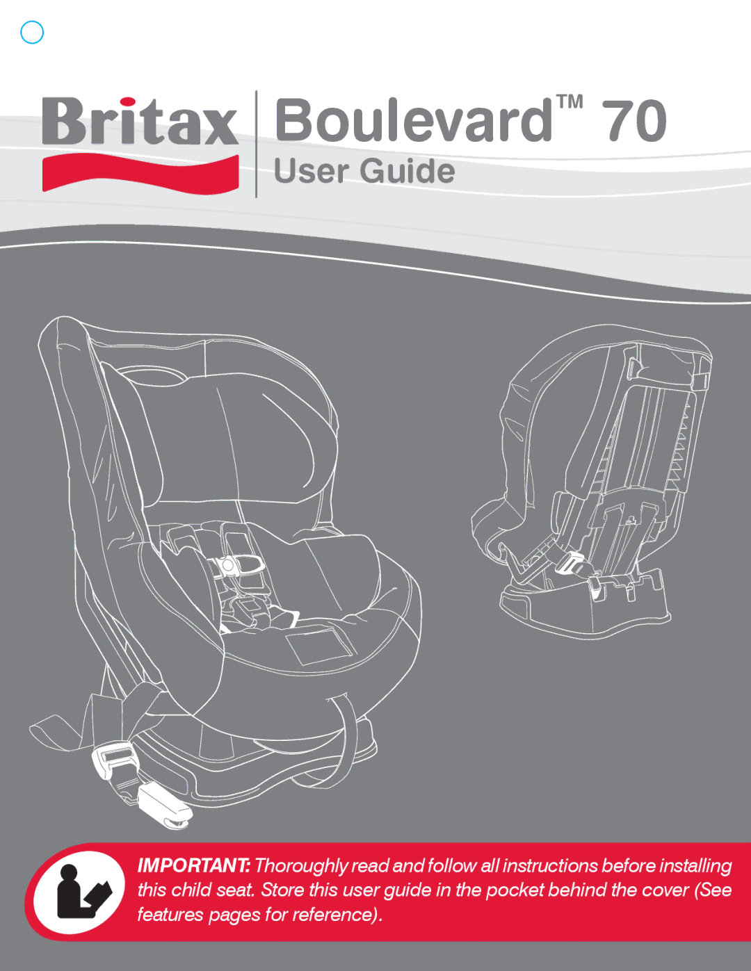 Britax 70 manual BoulevardTM 