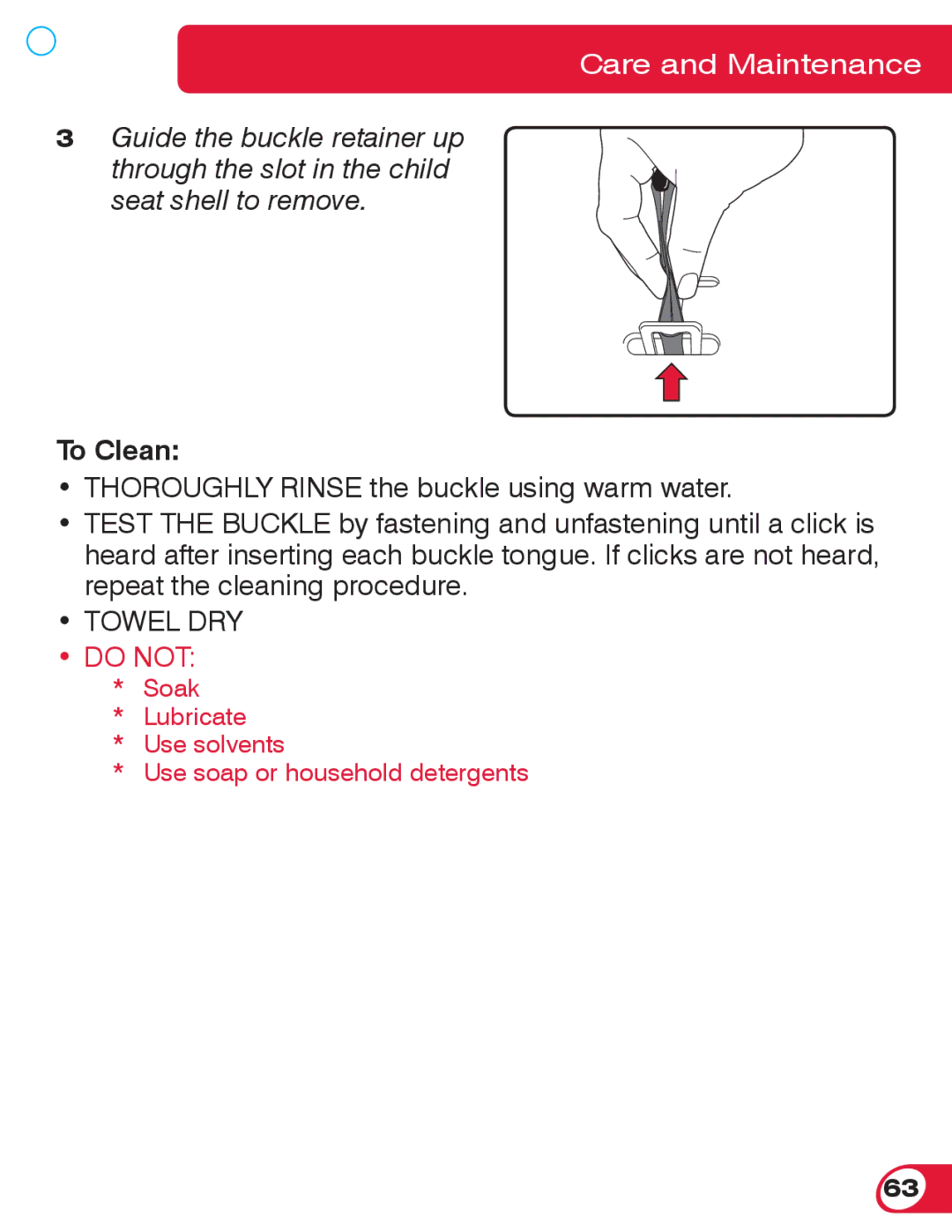 Britax 70 manual To Clean 