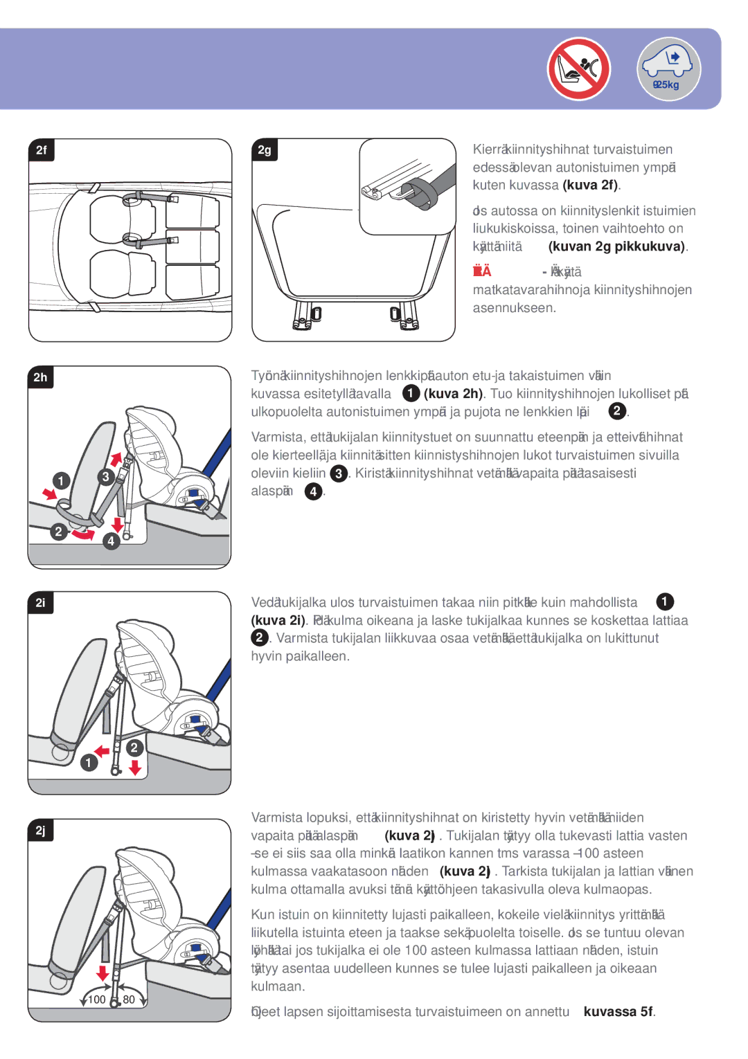 Britax BB0-702-00 manual Käyttää niitä kuvan 2g pikkukuva 