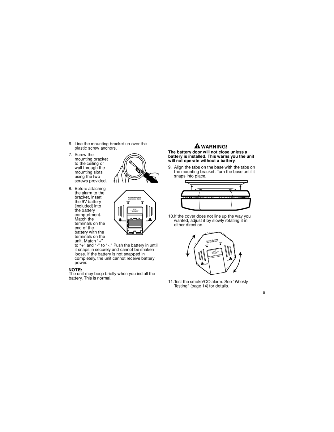 BRK electronic SC1000BN user manual 