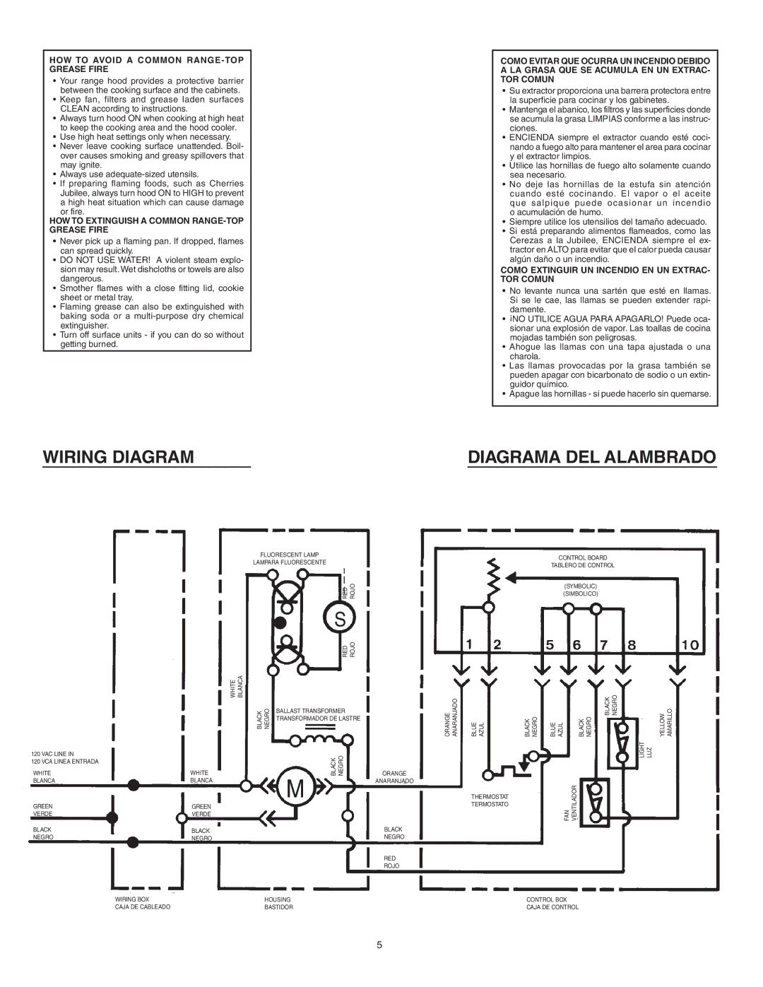 Broan 153004 warranty Wiring Diagram, HOW to Avoid a Common RANGE-TOP Grease Fire, Or fire 