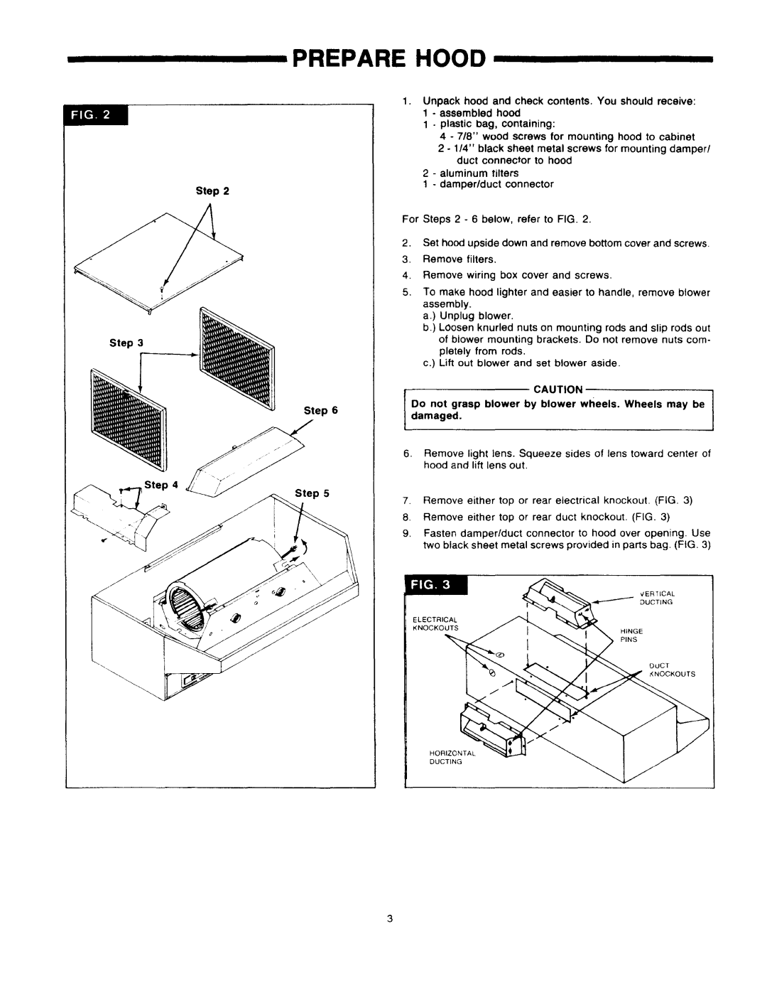 Broan 893004 manual 