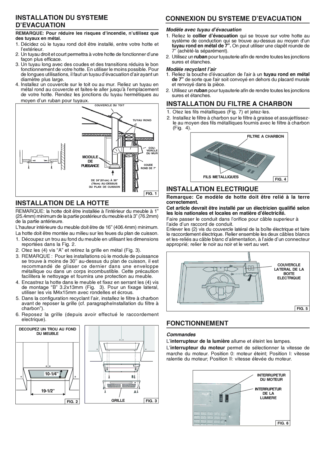 Broan RHVBB20SM manual Module Puissancecoude 