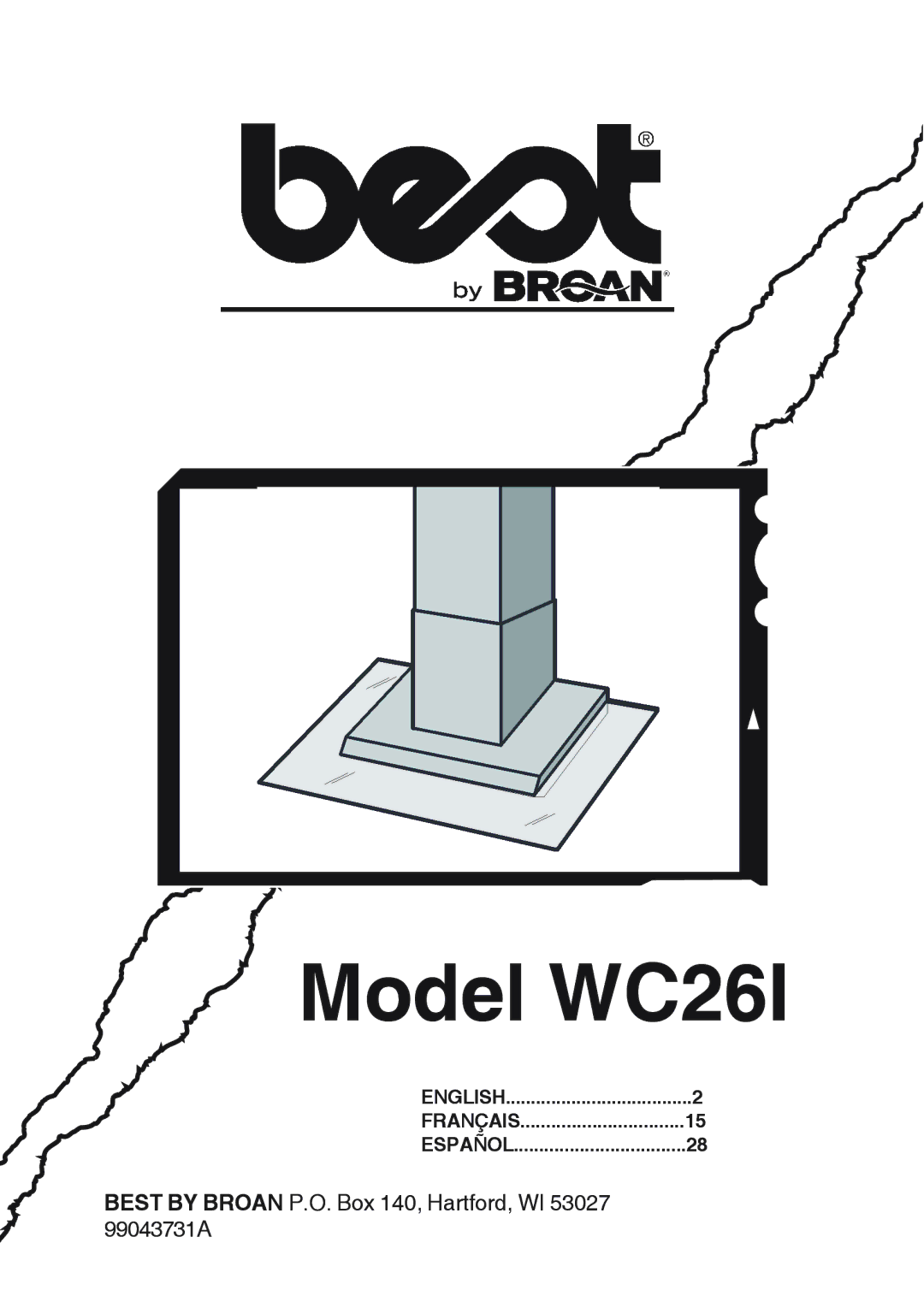 Broan manual Model WC26I 