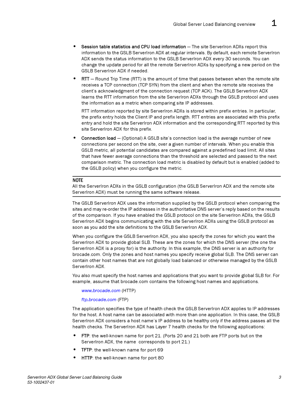 Brocade Communications Systems 12.4.00 manual Global Server Load Balancing overview 