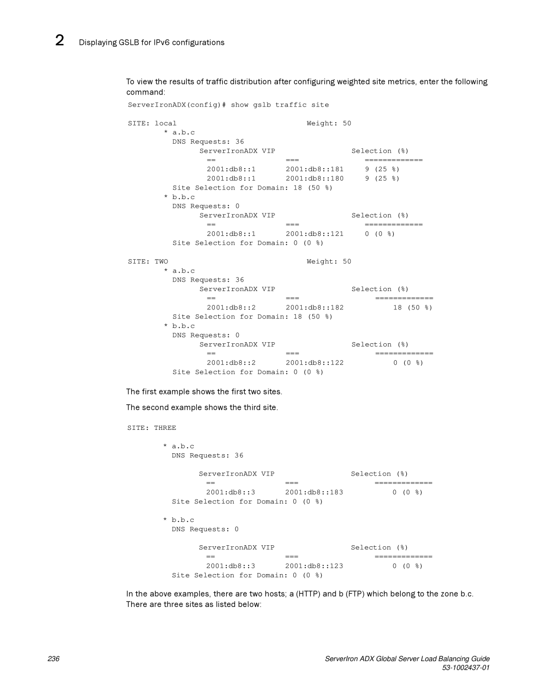 Brocade Communications Systems 12.4.00 manual ServerIronADX VIP === 