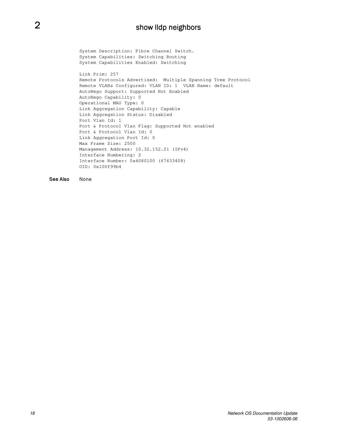 Brocade Communications Systems 2.1 manual System Description Fibre Channel Switch 