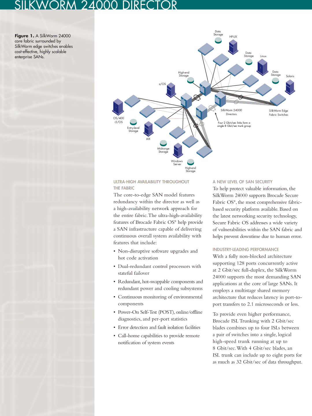 Brocade Communications Systems 24000 manual Continuous monitoring of environmental components 