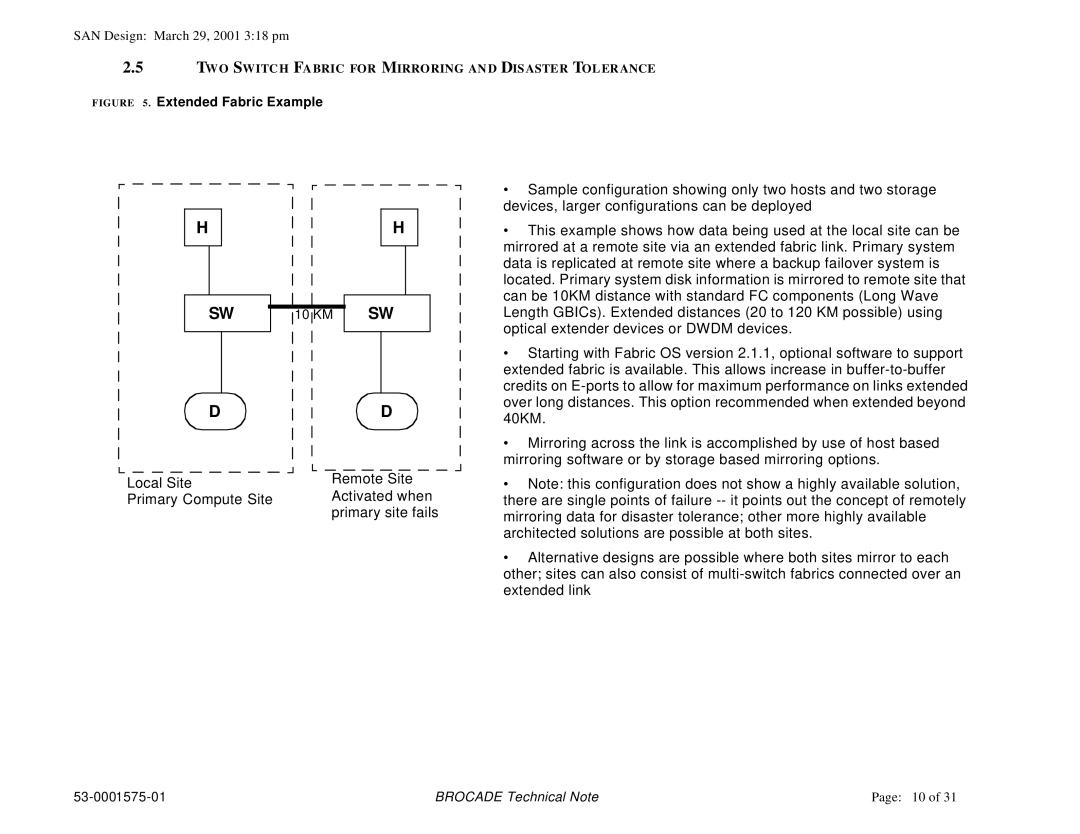 Brocade Communications Systems 53-0001575-01 manual Extended Fabric Example 