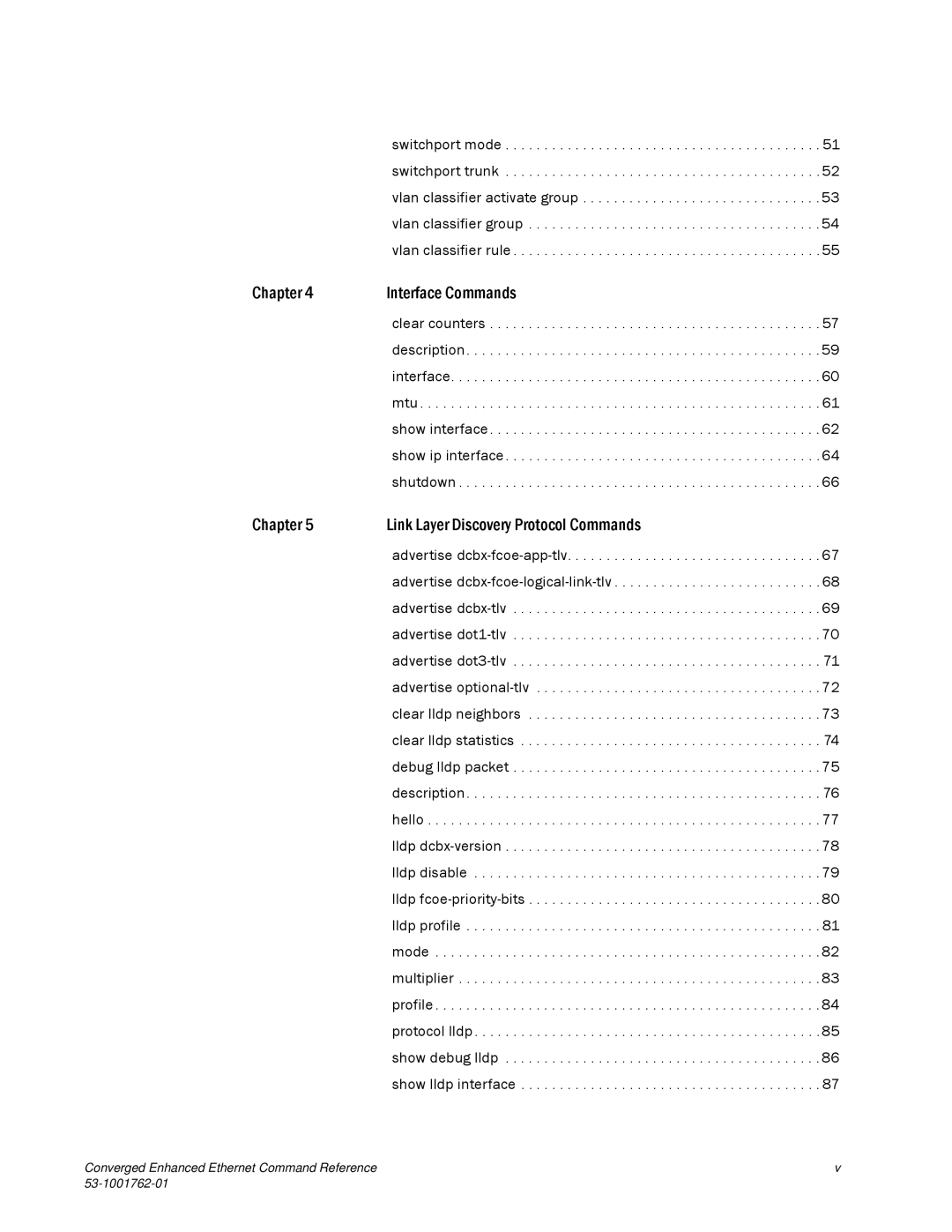 Brocade Communications Systems 53-1001762-01 manual Chapter Interface Commands 