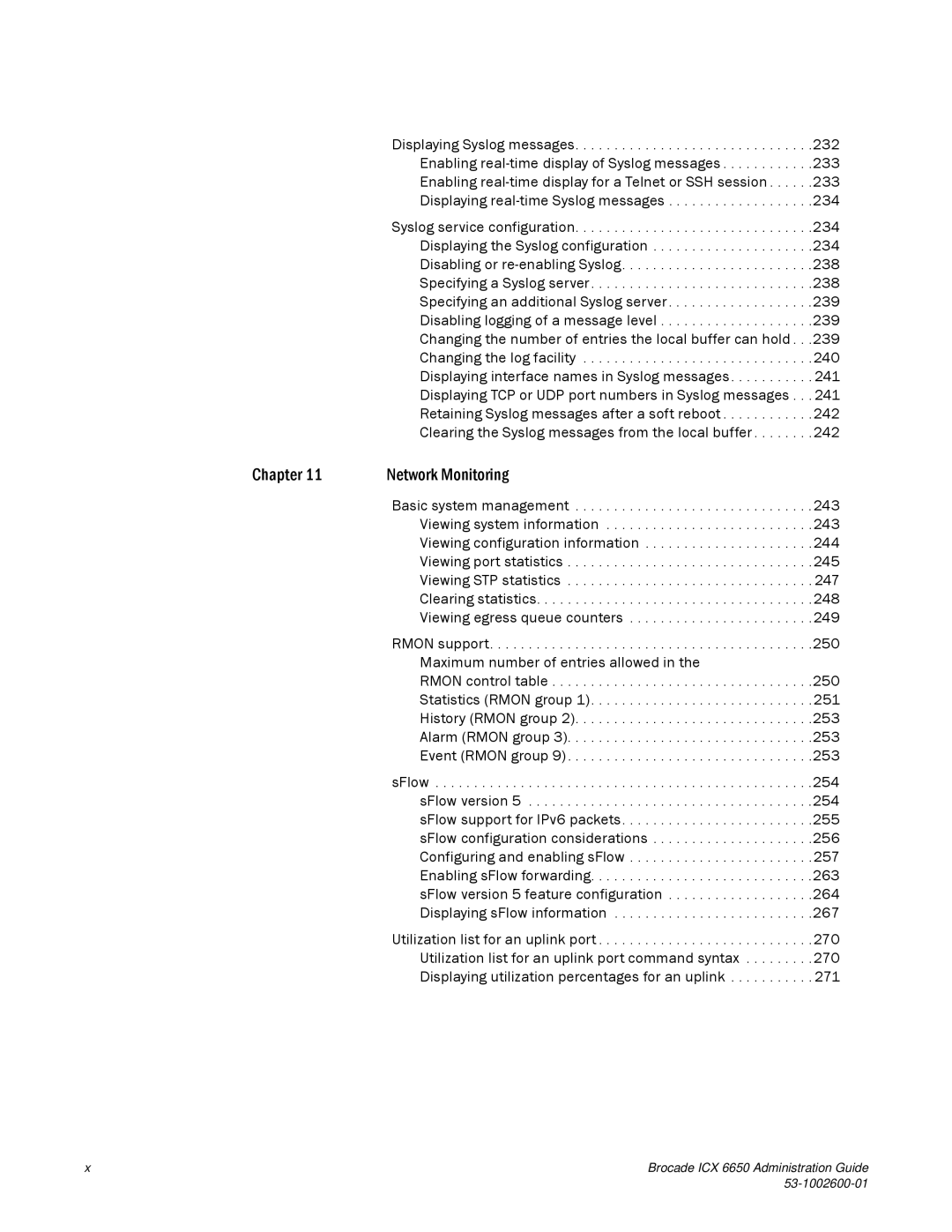 Brocade Communications Systems 6650 Basic system management, Viewing system information, Viewing configuration information 