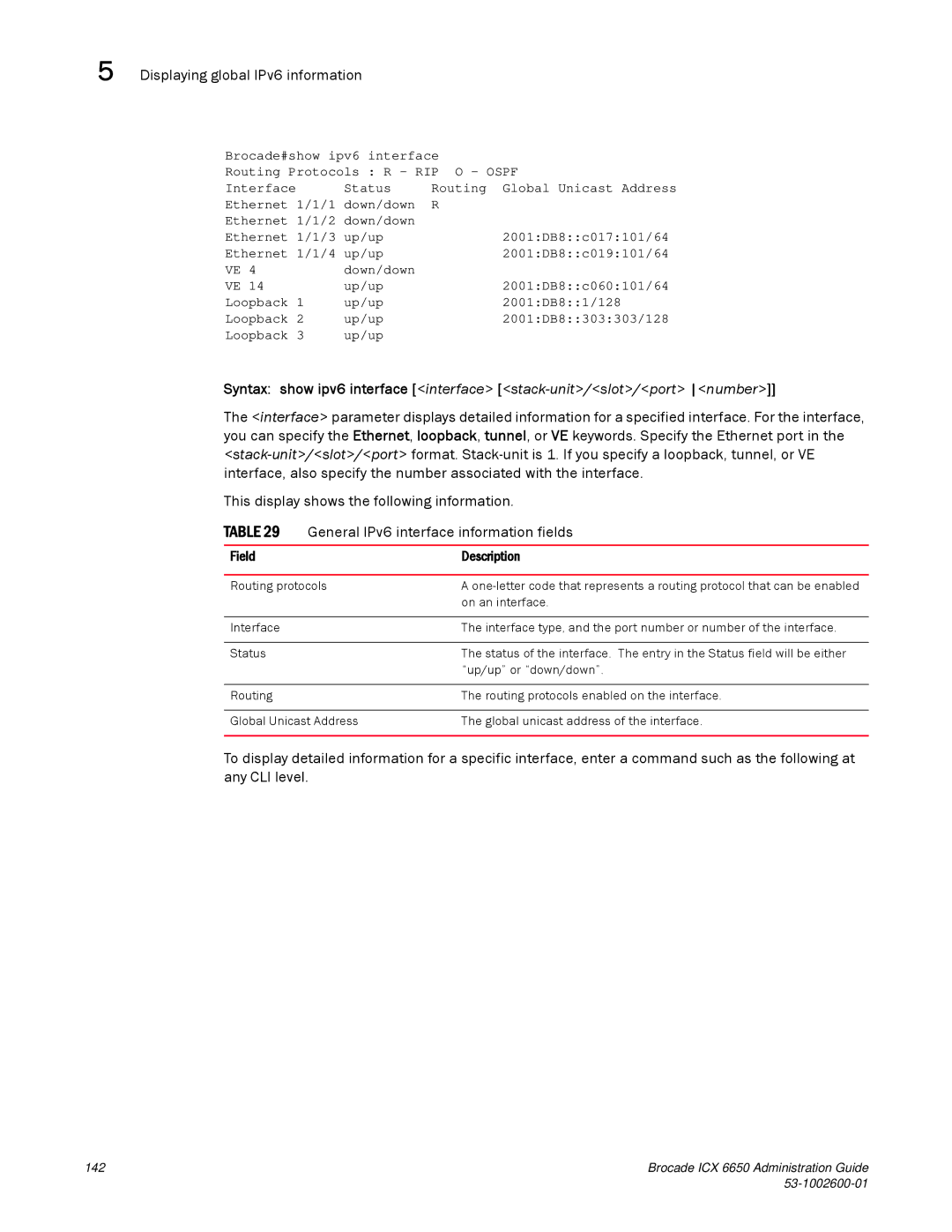 Brocade Communications Systems manual Brocade ICX 6650 Administration Guide 53-1002600-01 