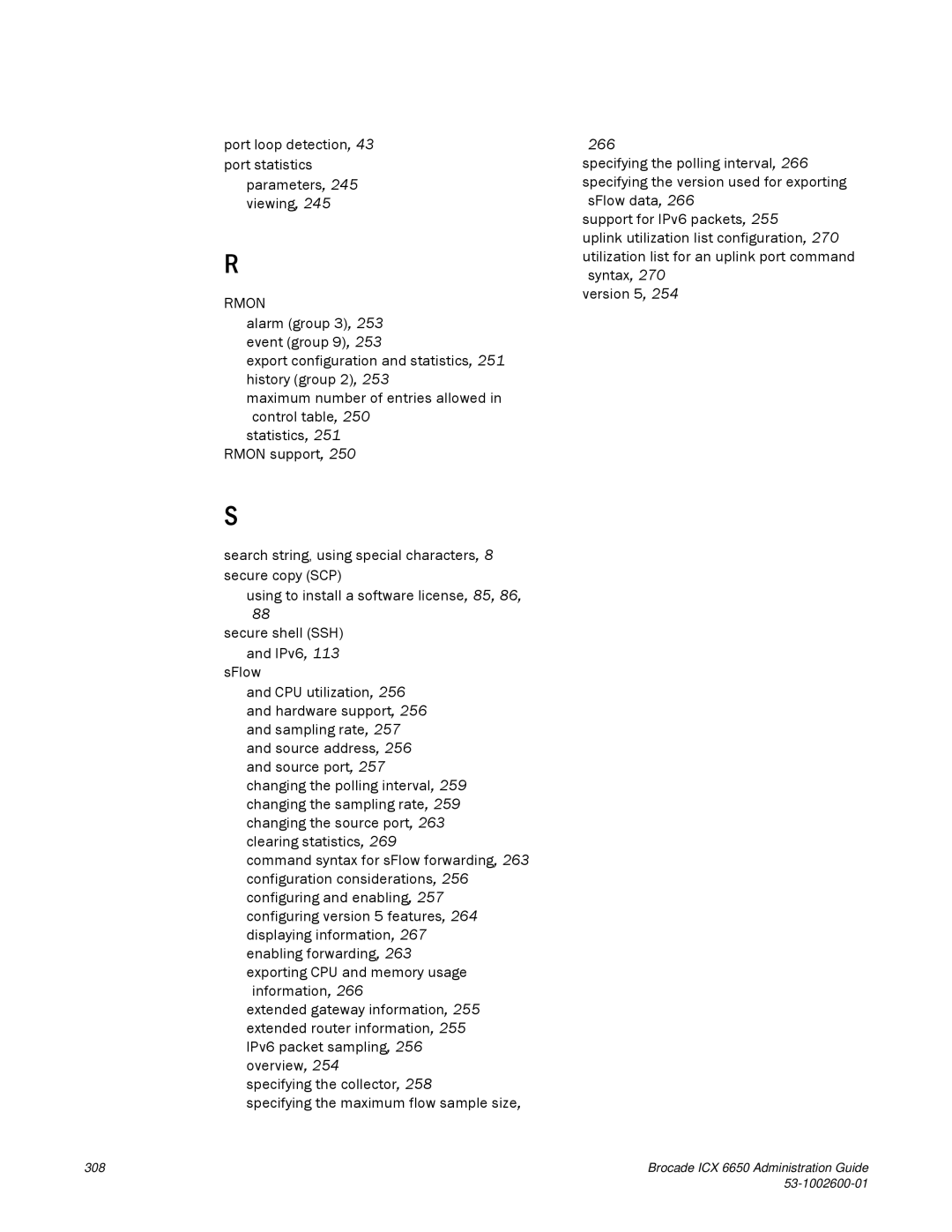 Brocade Communications Systems 6650 manual 266 