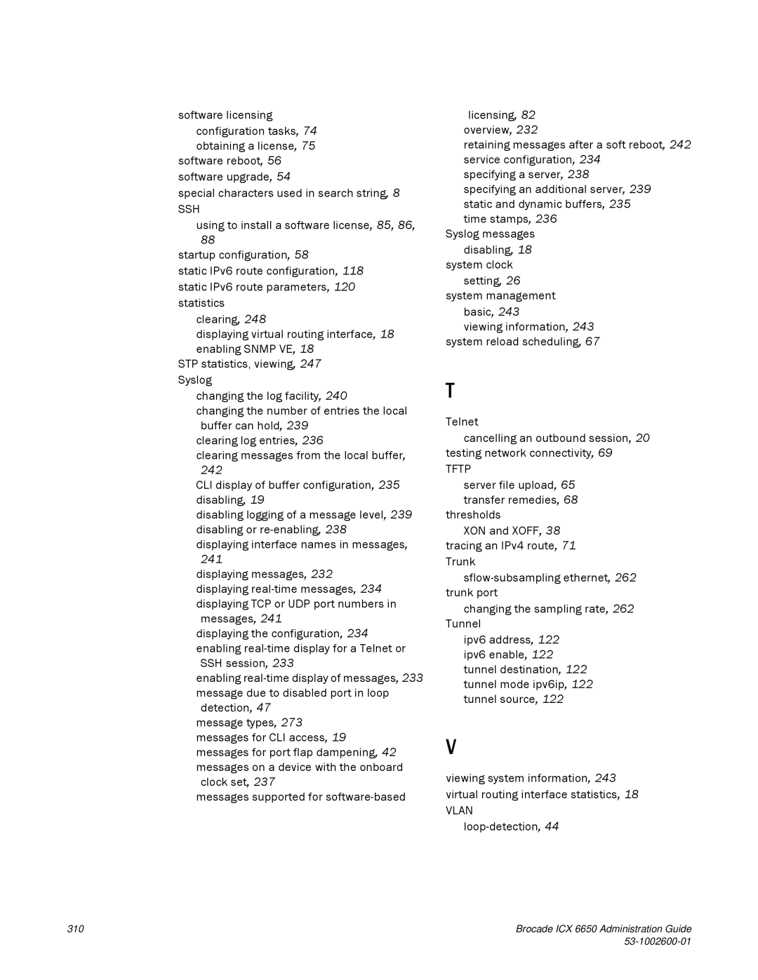 Brocade Communications Systems 6650 manual Ssh 