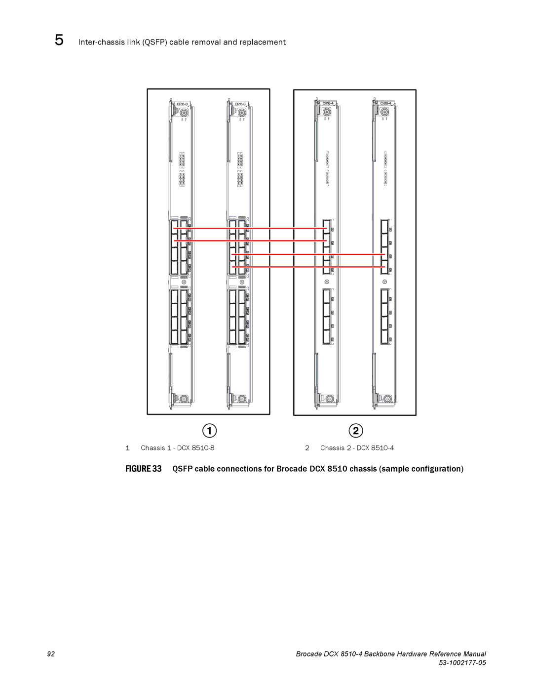 Brocade Communications Systems DCX 8510-4 manual Chassis 1 DCX Chassis 2 DCX 