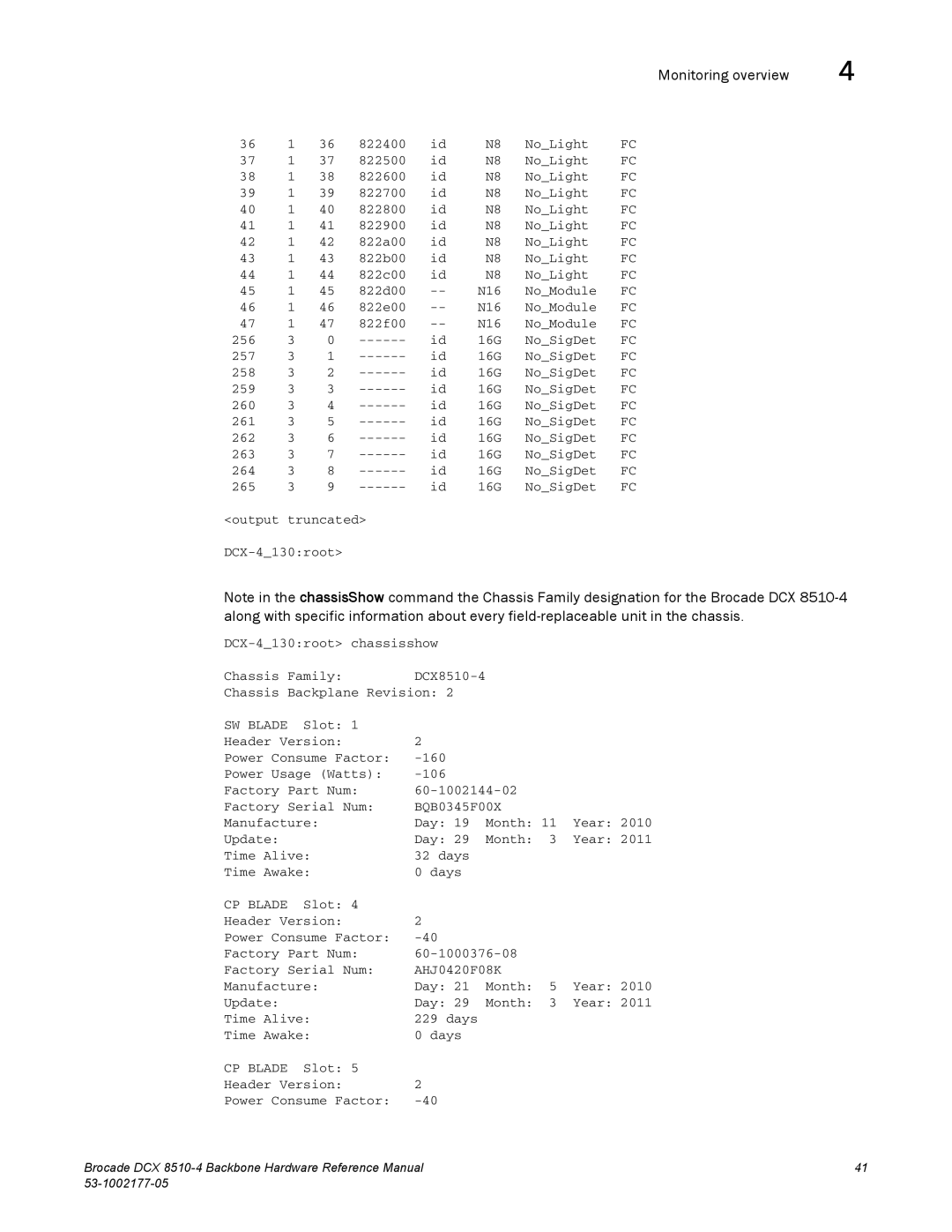 Brocade Communications Systems DCX 8510-4 manual SW Blade 