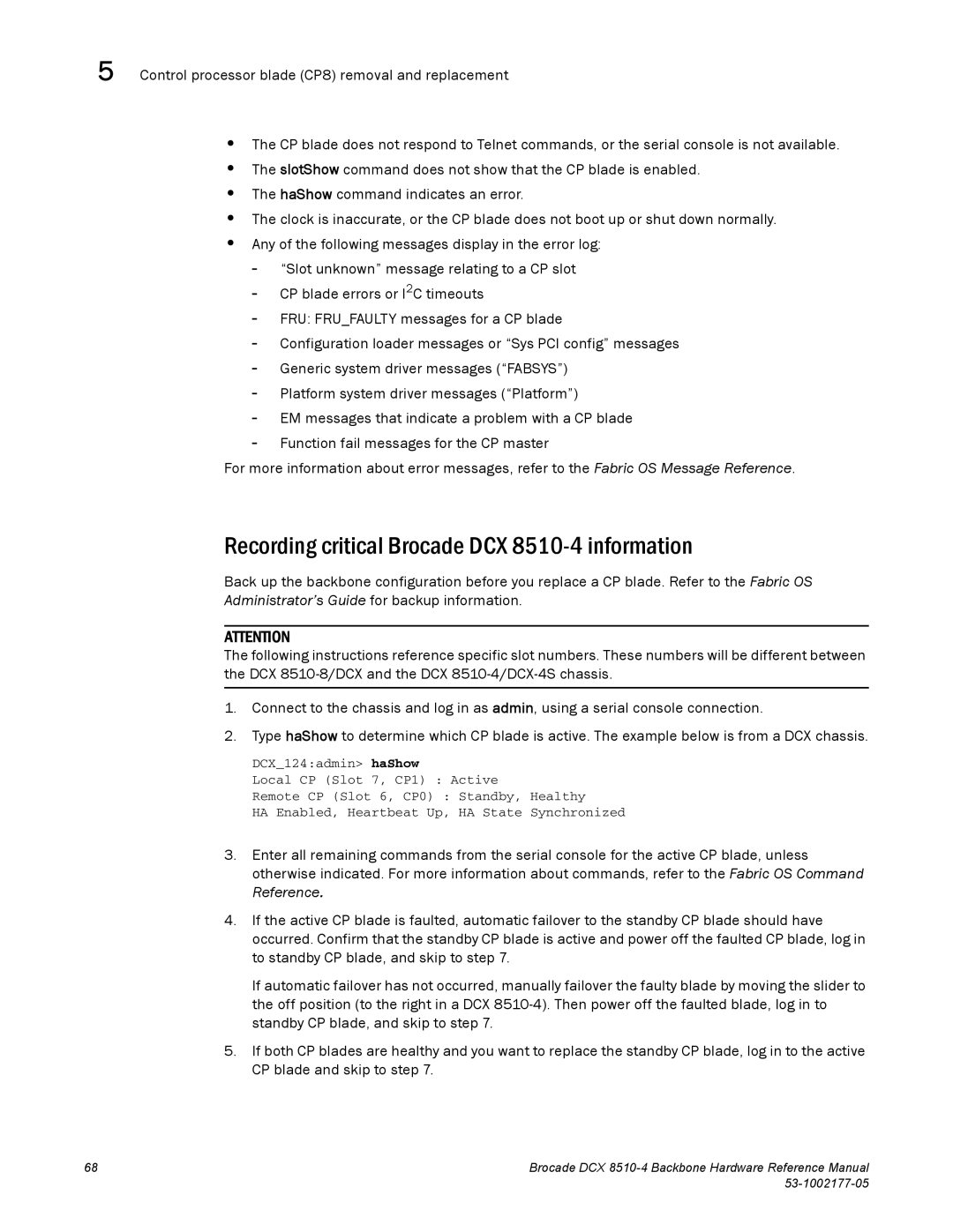 Brocade Communications Systems manual Recording critical Brocade DCX 8510-4 information 