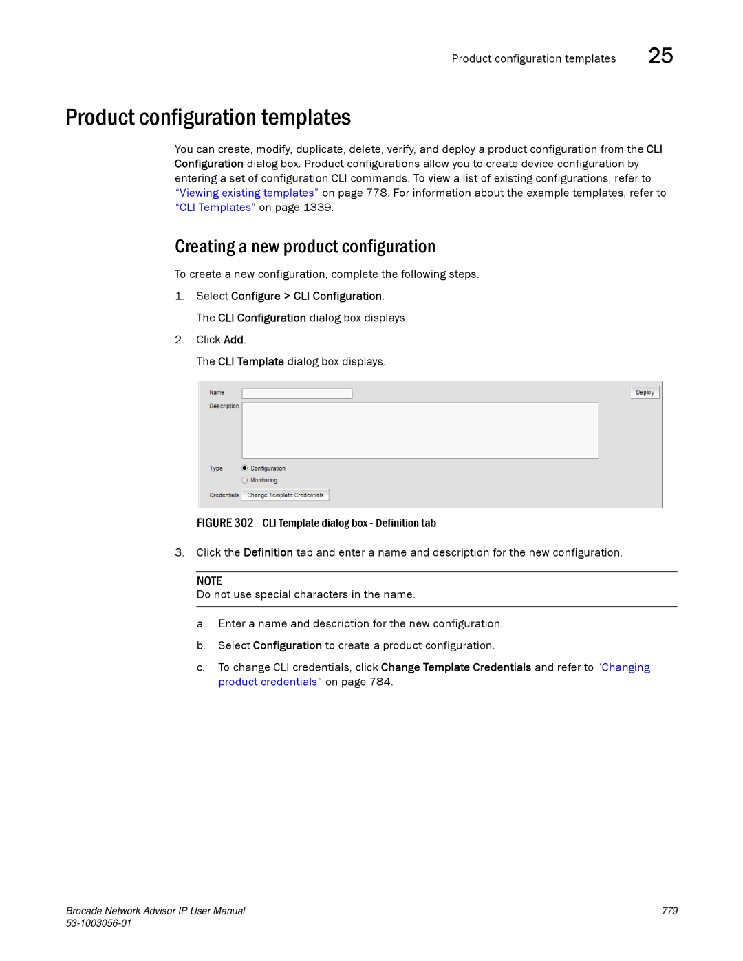 Brocade Communications Systems IP250 user manual Product configuration templates, Creating a new product configuration 