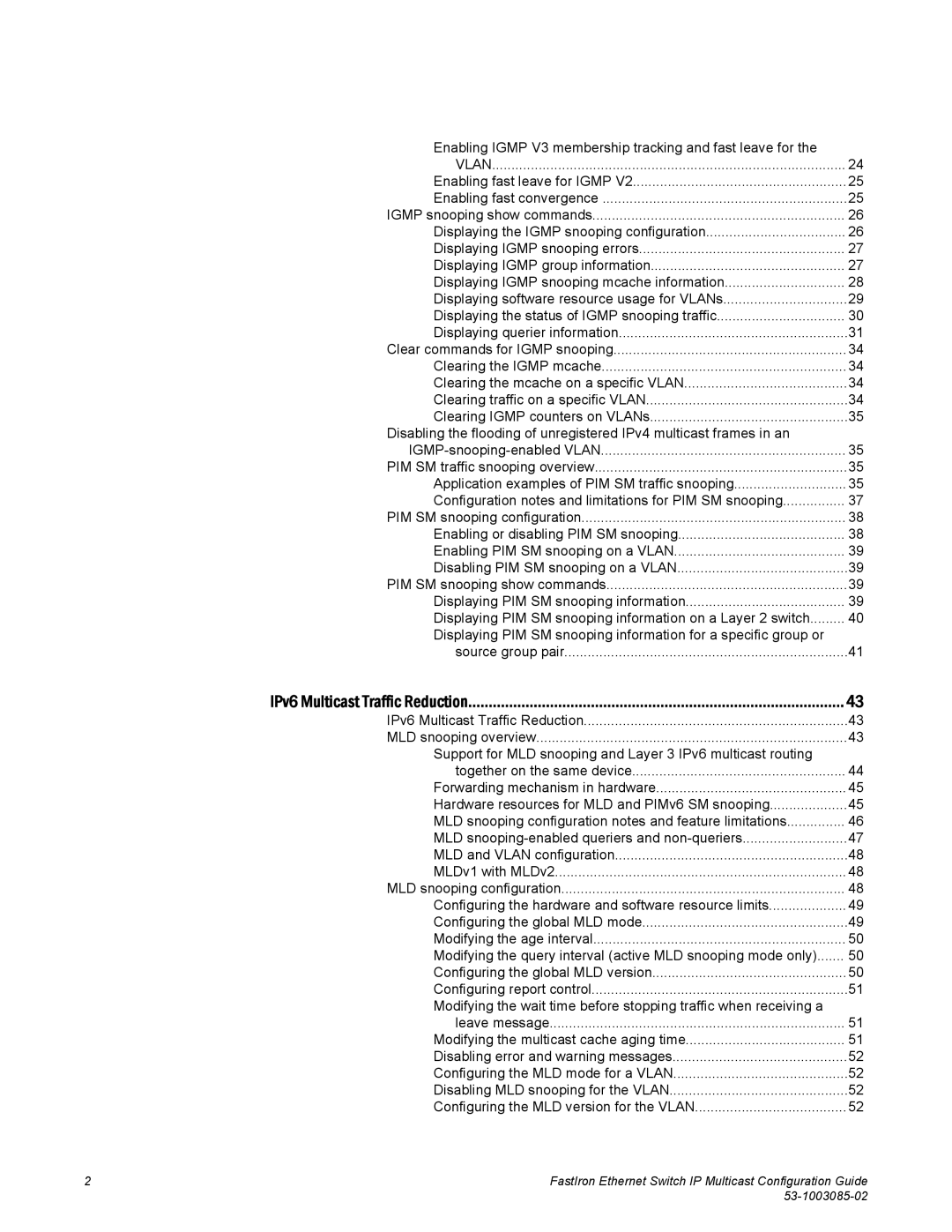 Brocade Communications Systems IPMC5000PEF manual Enabling Igmp V3 membership tracking and fast leave for, Vlan 