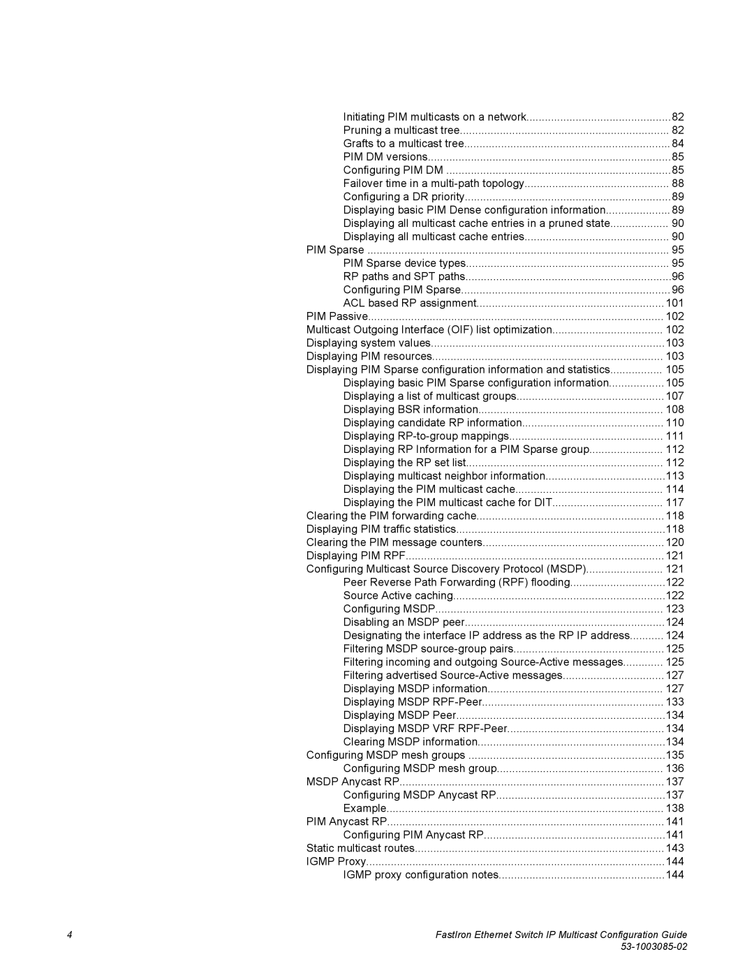 Brocade Communications Systems IPMC5000PEF manual PIM Passive, Multicast Outgoing Interface OIF list optimization, Example 