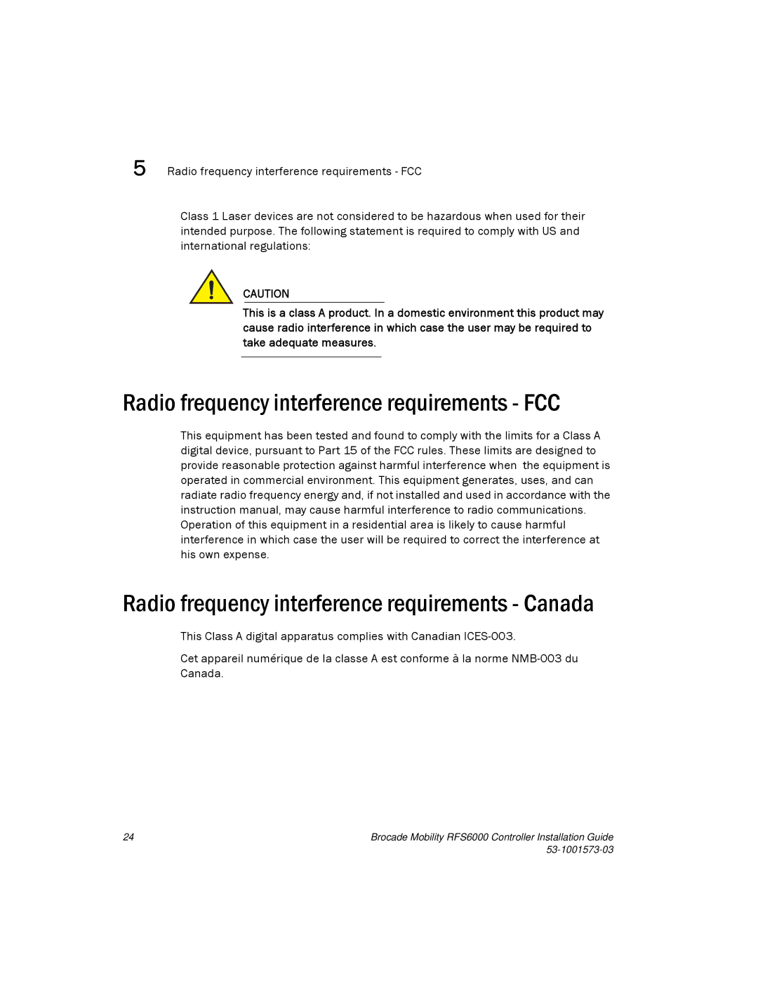 Brocade Communications Systems manual Brocade Mobility RFS6000 Controller Installation Guide 