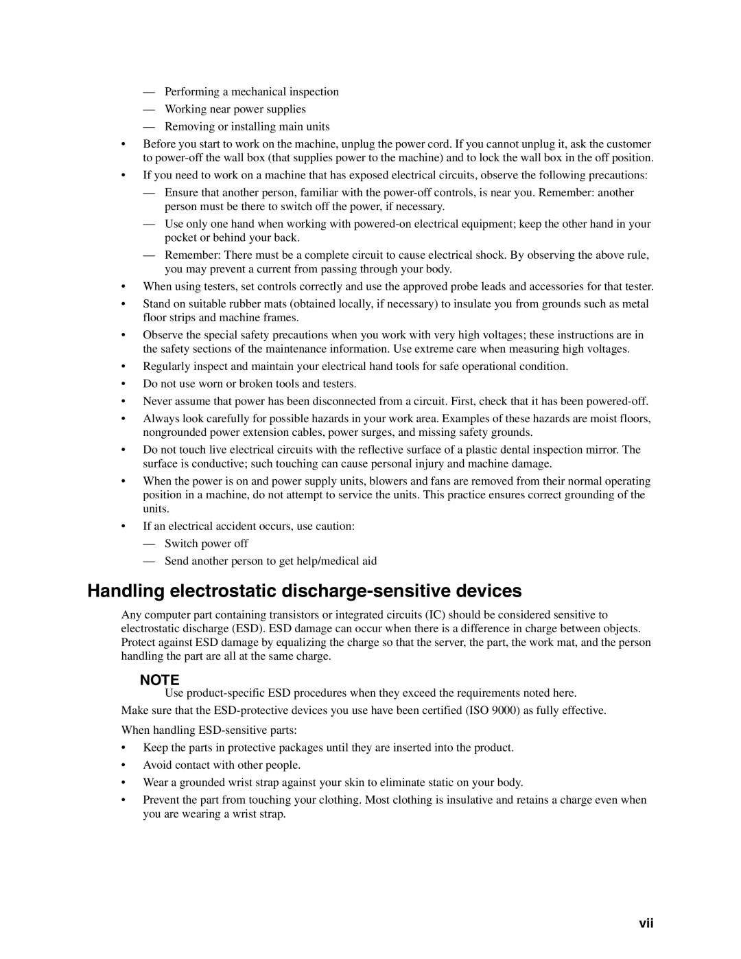 Brocade Communications Systems SBCEBFCSW manual Handling electrostatic discharge-sensitive devices 