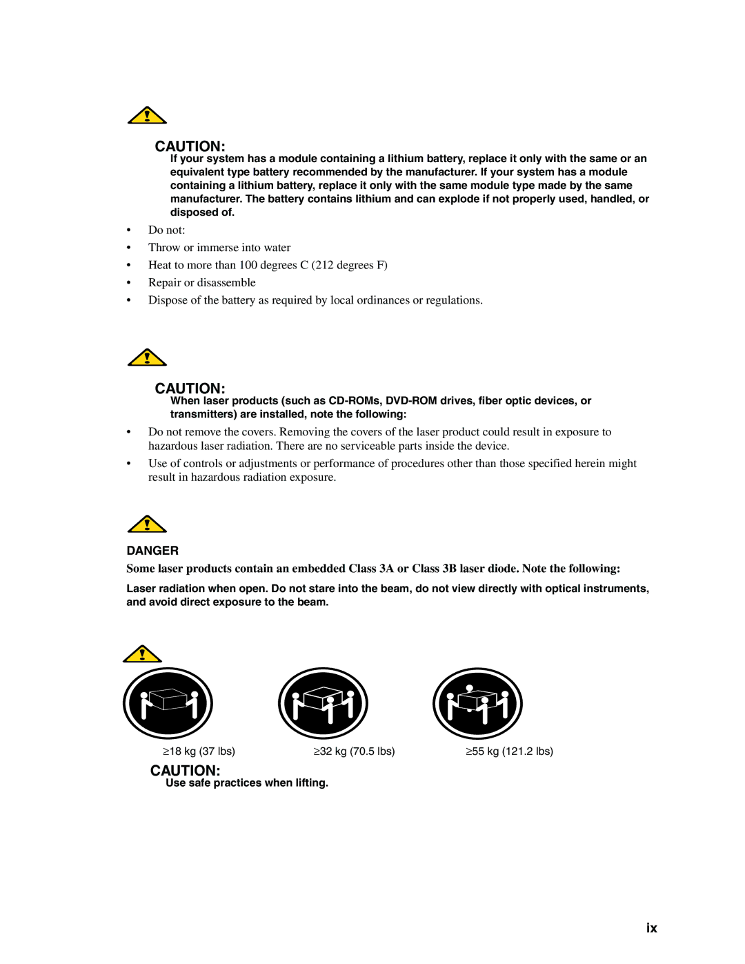 Brocade Communications Systems SBCEBFCSW manual Use safe practices when lifting 