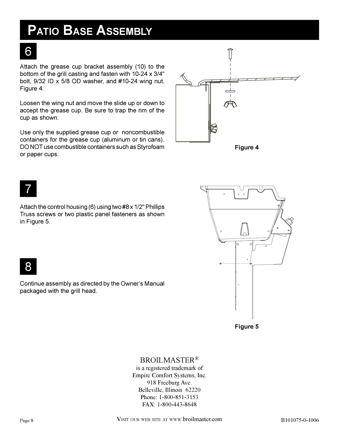 Broilmaster BPB26-1 owner manual Broilmaster 