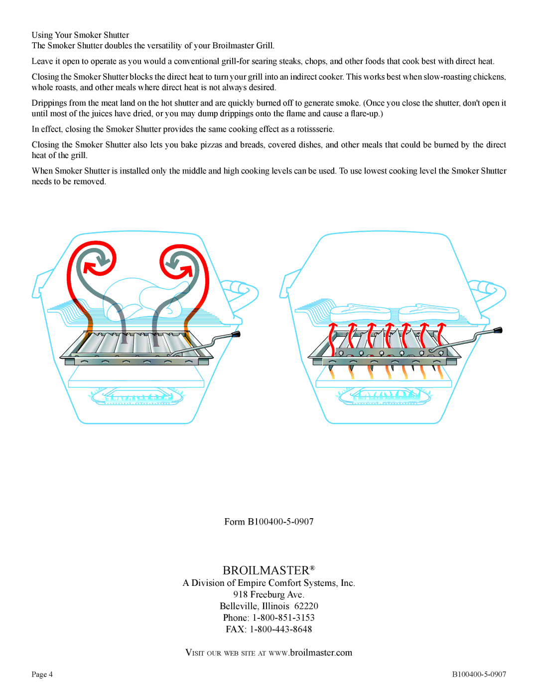 Broilmaster D3, T3 installation instructions Broilmaster 