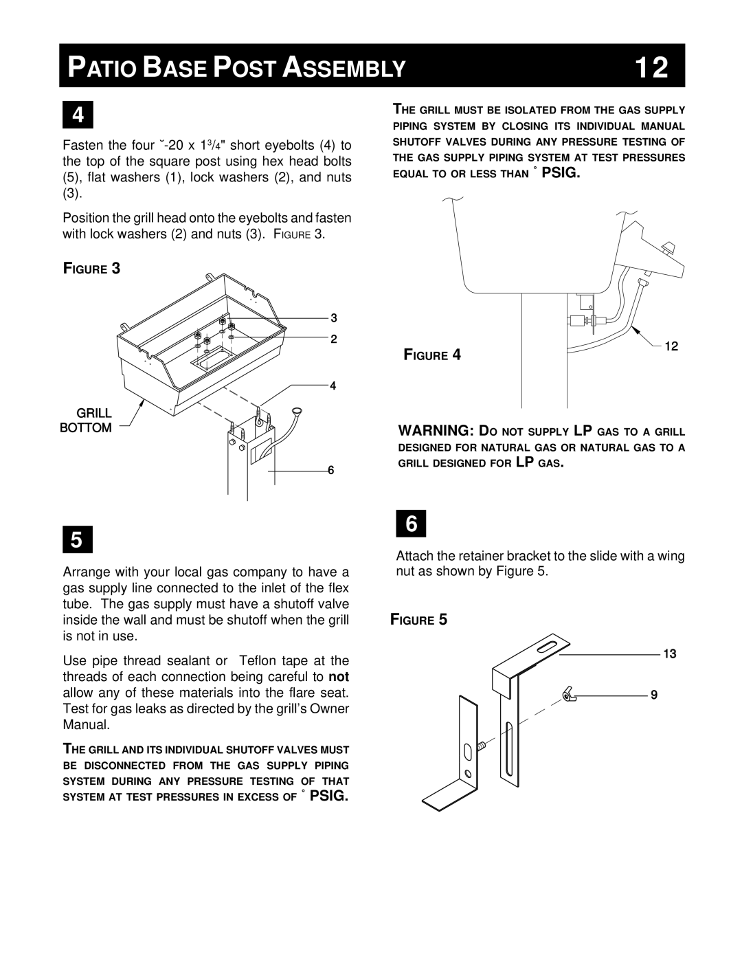 Broilmaster DC, U26SS, U48, PB, PC, AND P48 owner manual Grill Bottom 