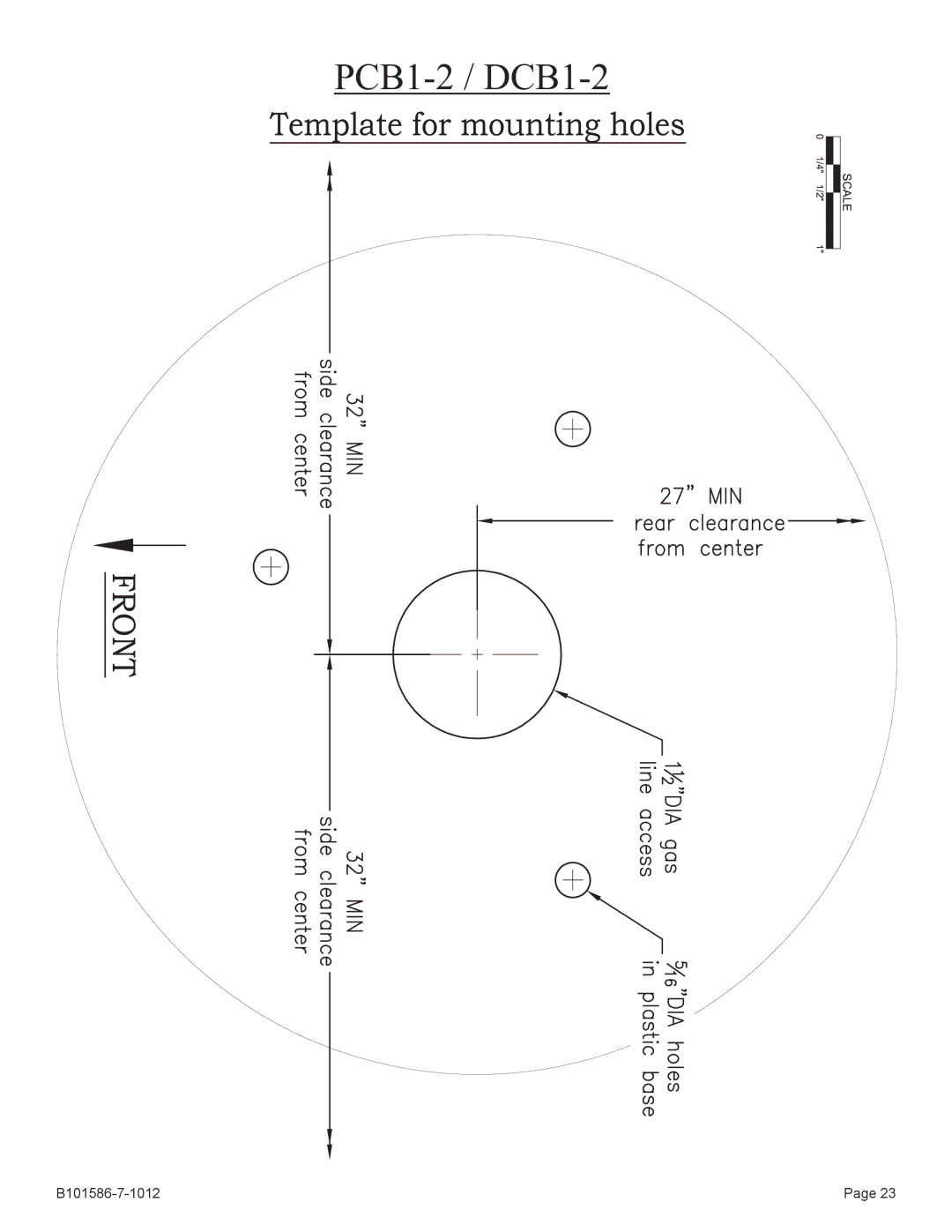 Broilmaster B101652, SS26P-1, SS48G-1, BL26P-1 owner manual PCB1-2 / DCB1-2 