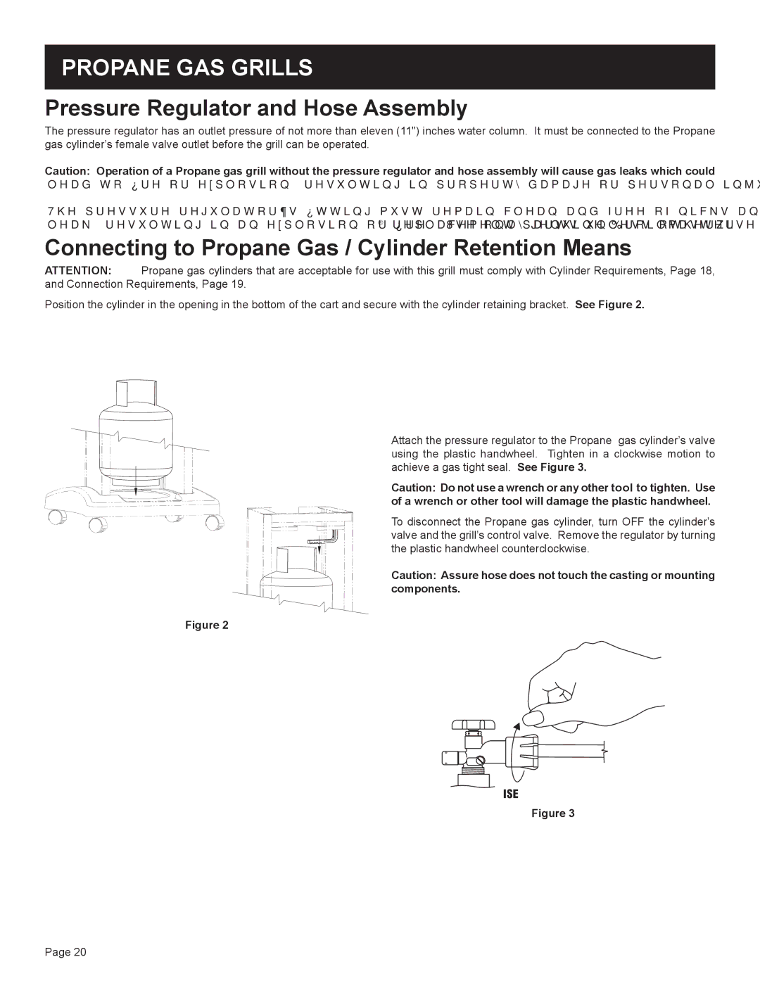 Broilmaster P4X-1 Pressure Regulator and Hose Assembly, Connecting to Propane Gas / Cylinder Retention Means, Clockwise 