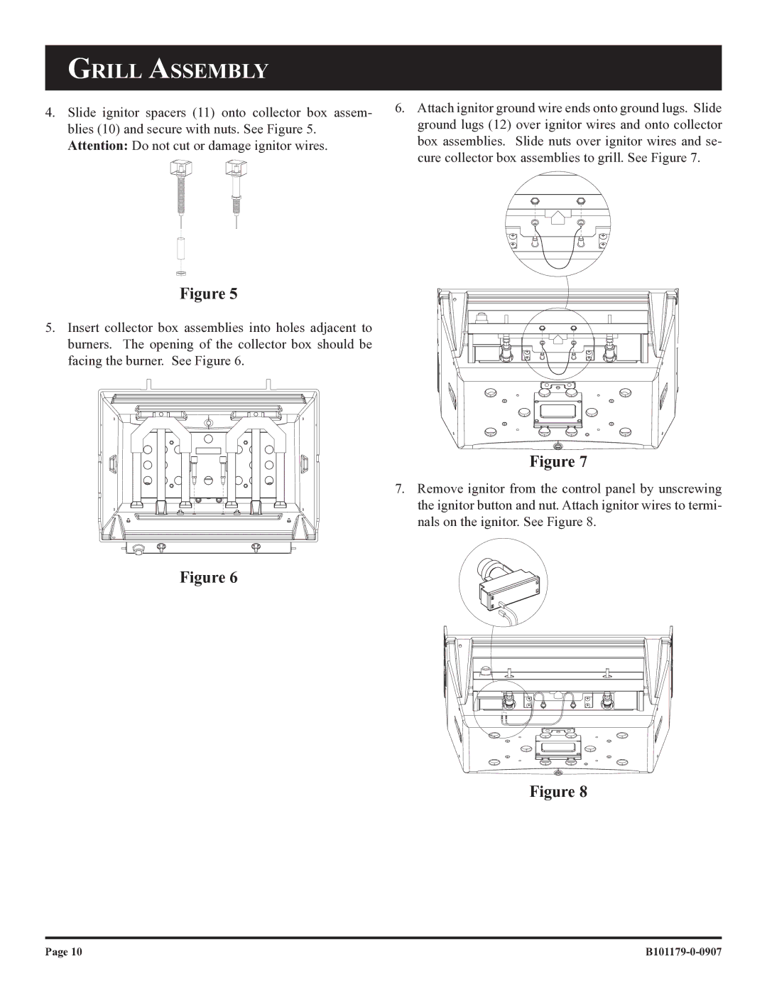 Broilmaster T3CAN, T3CFN owner manual Grill Assembly 