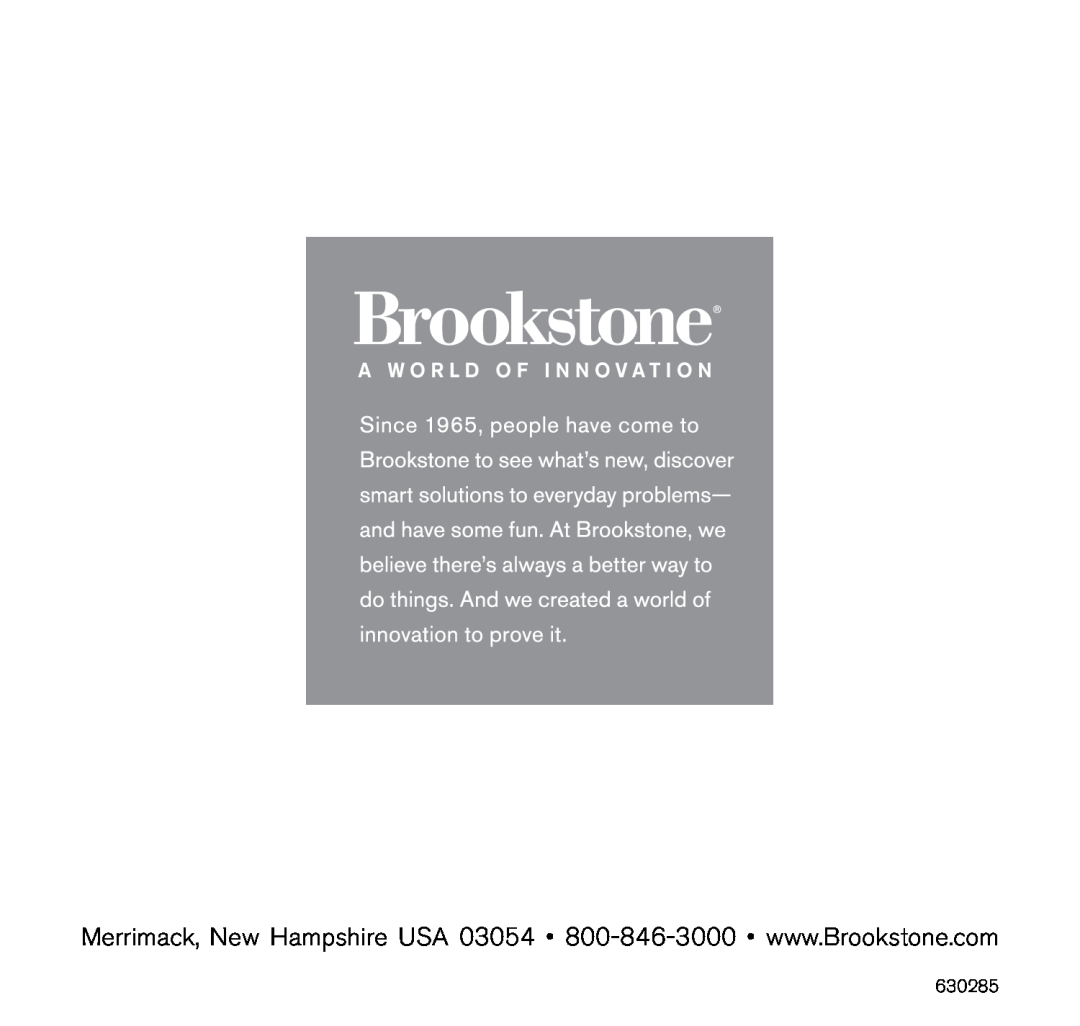 Brookstone Air Cleaner manual 630285 