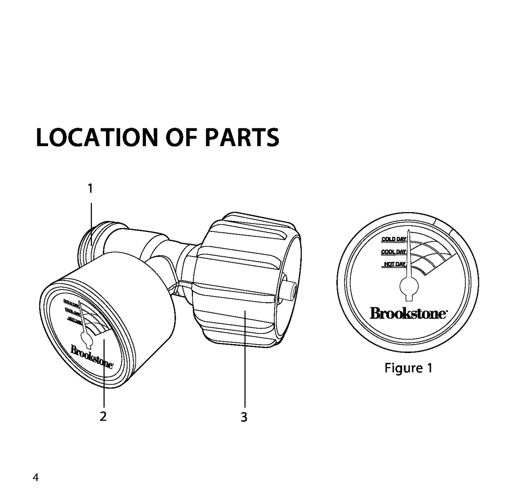 Brookstone Carbon Monoxide Alarm manual location of parts 