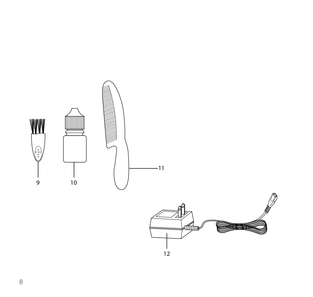 Brookstone Electric Shaver manual 910 