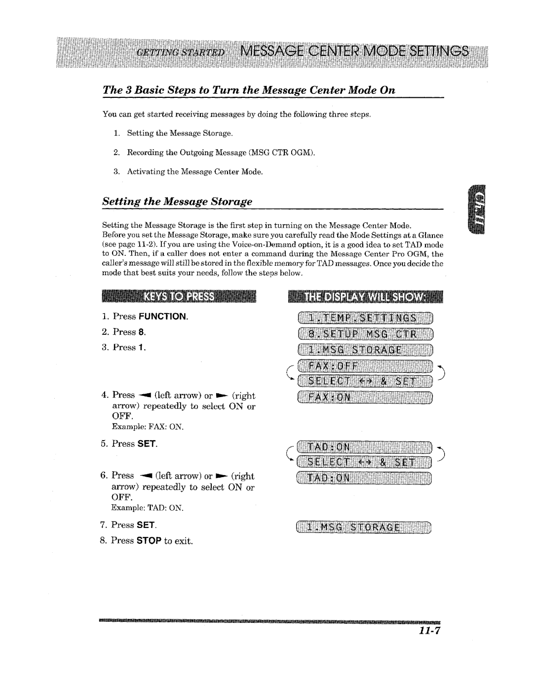 Brother 1450MC manual 