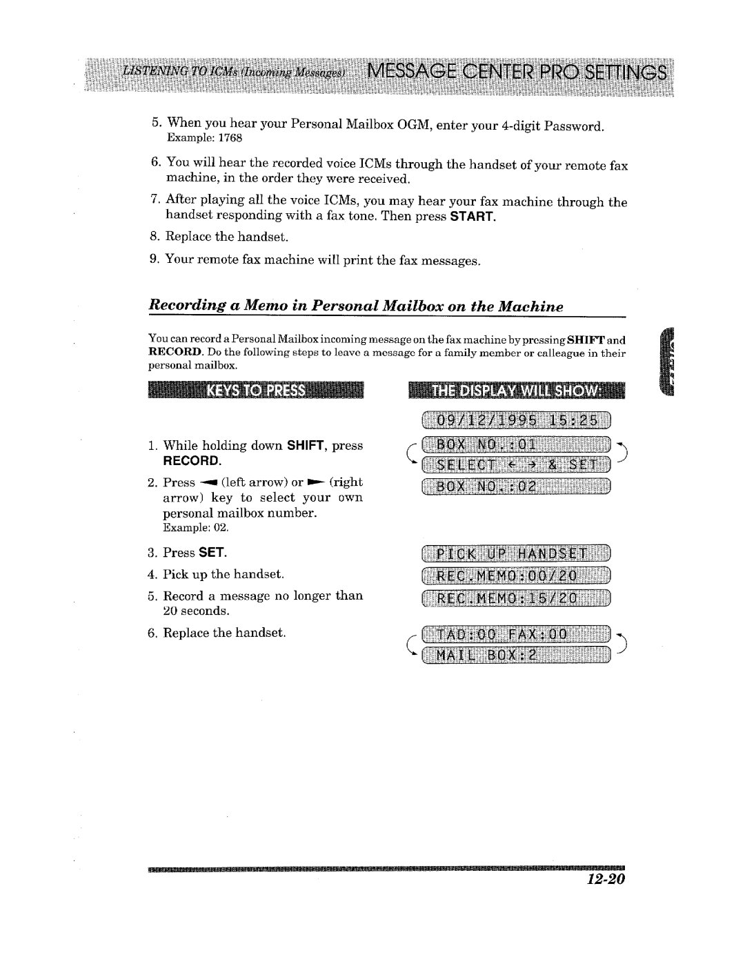 Brother 1450MC manual 