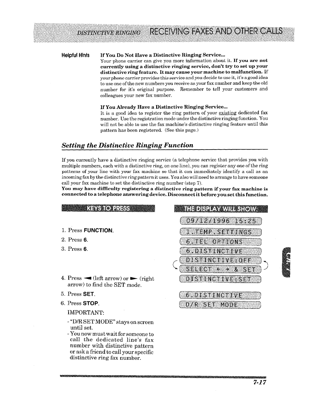 Brother 1450MC manual 