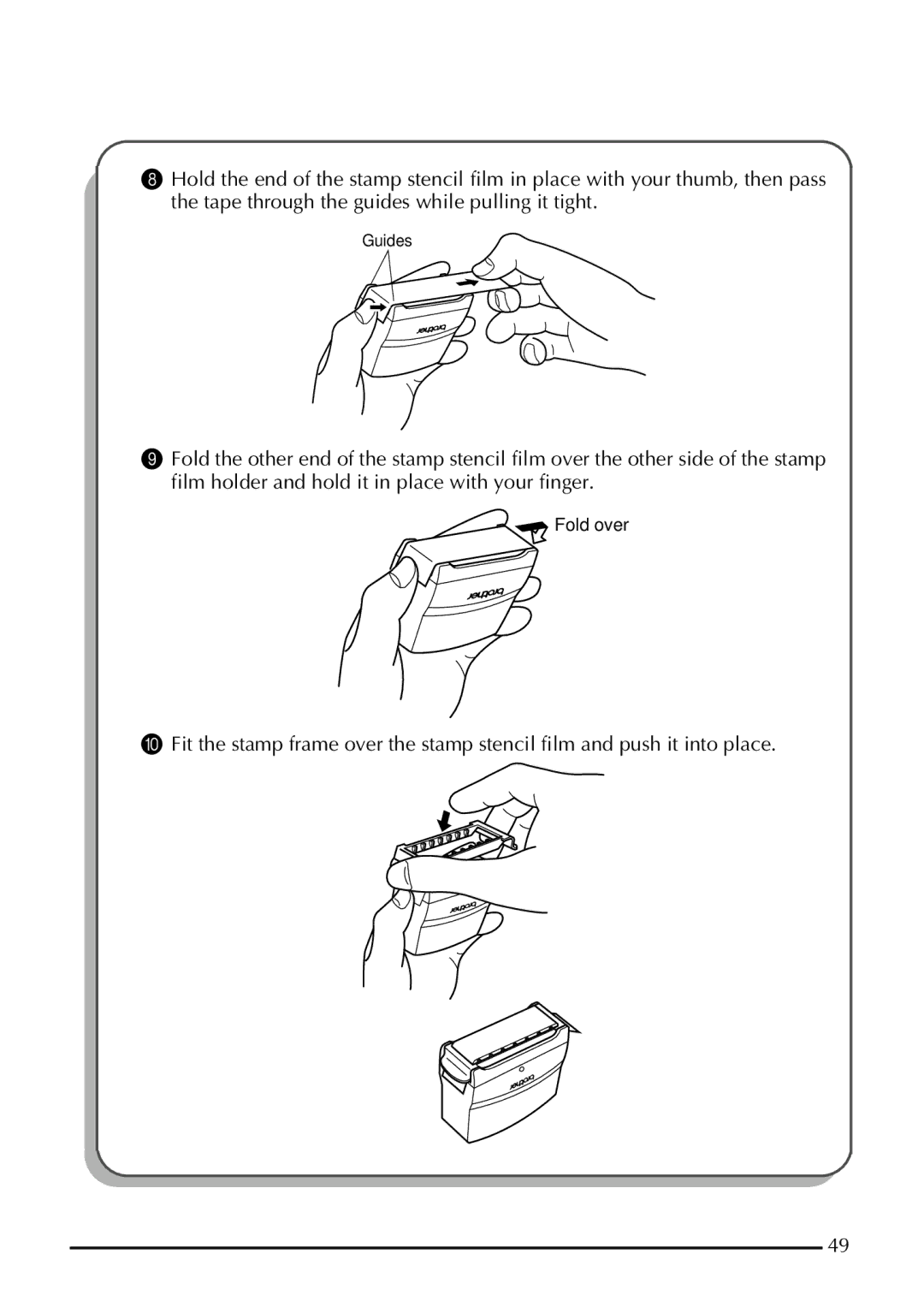 Brother 1800 manual Guides 