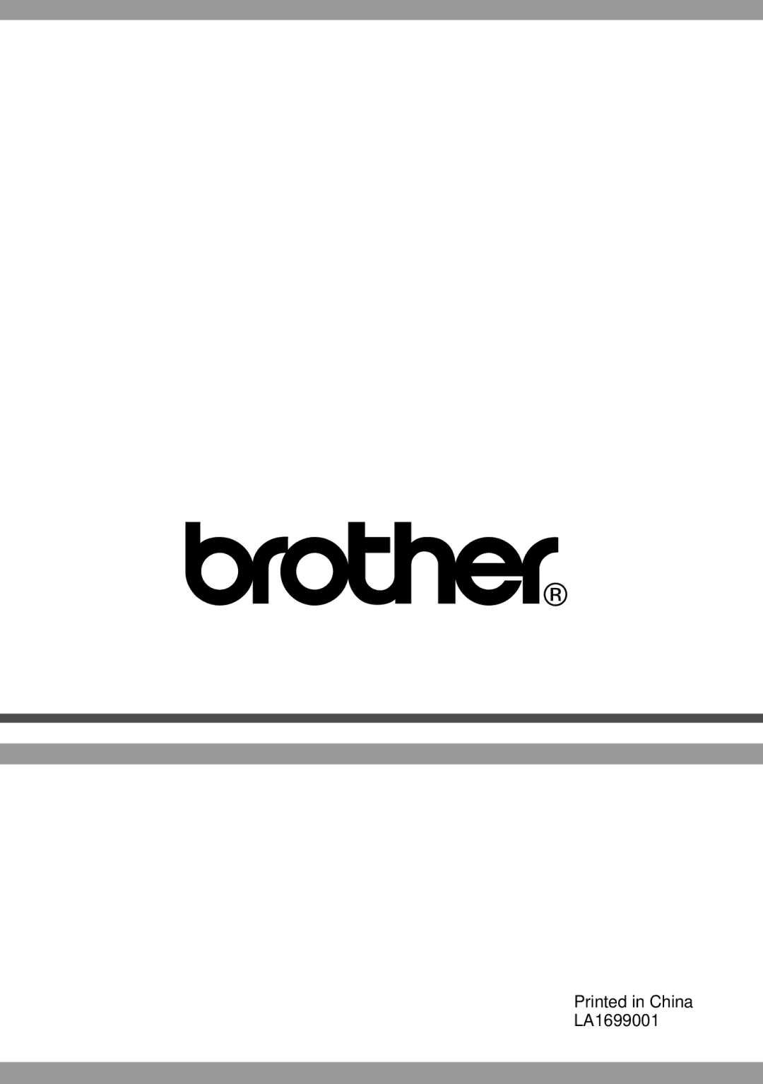 Brother 1800 manual 