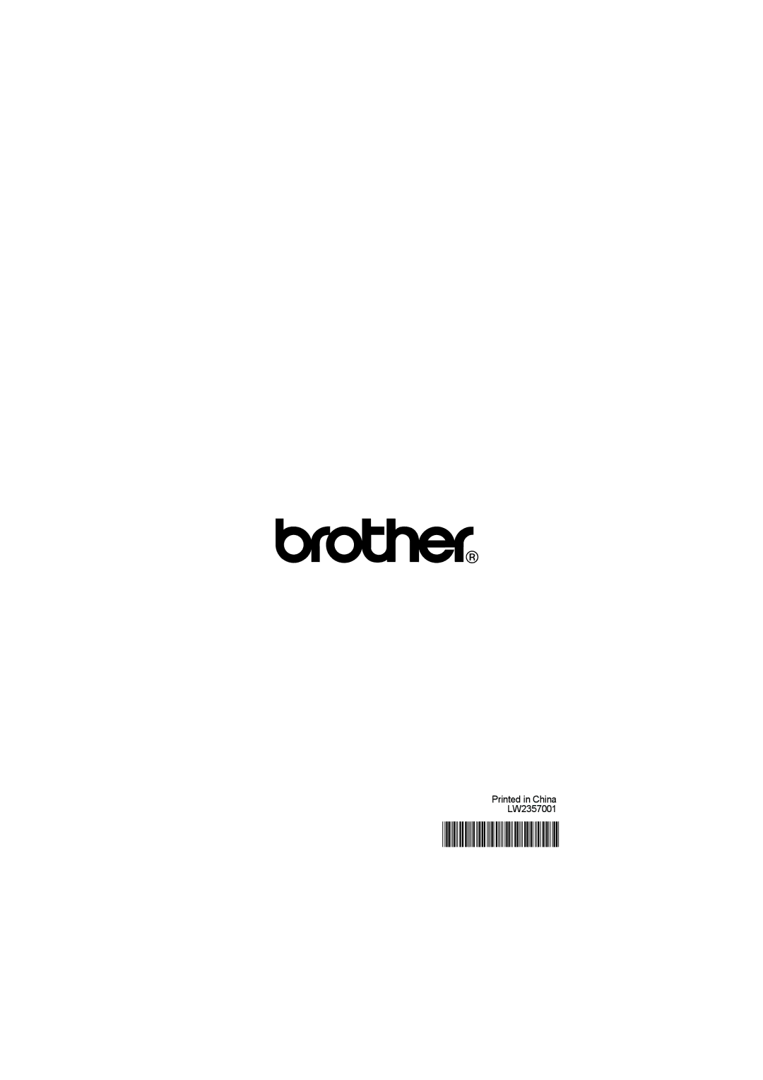 Brother 2100 manual 