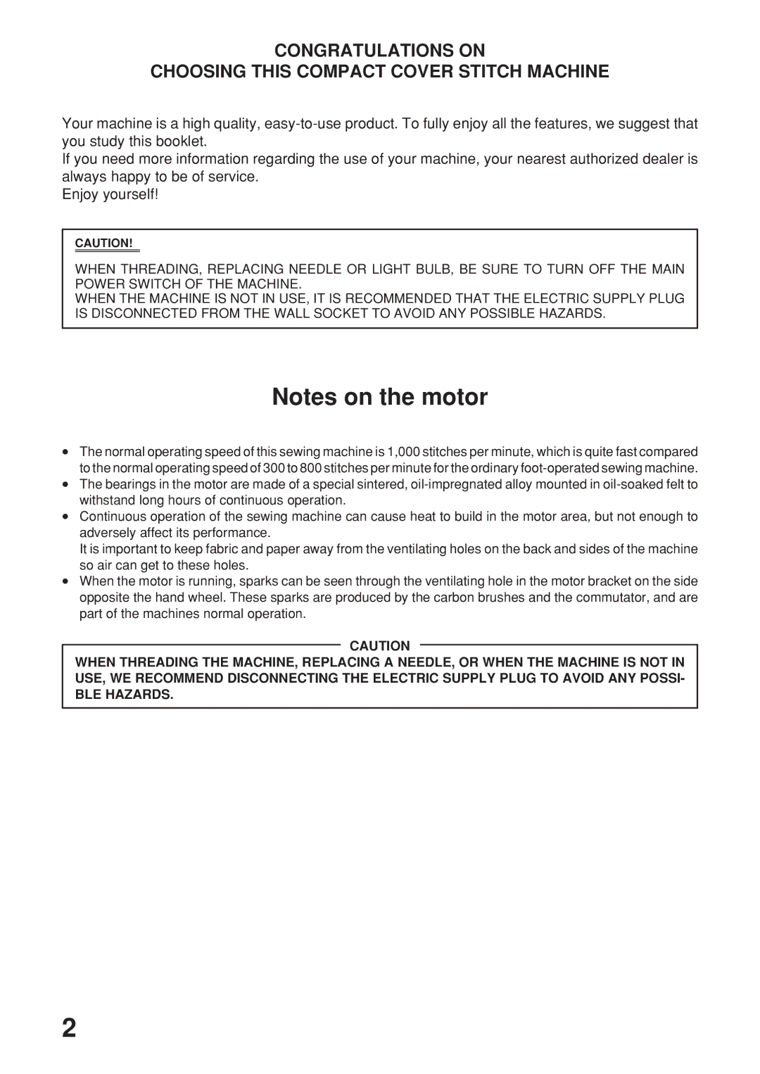 Brother 2340CV operation manual 