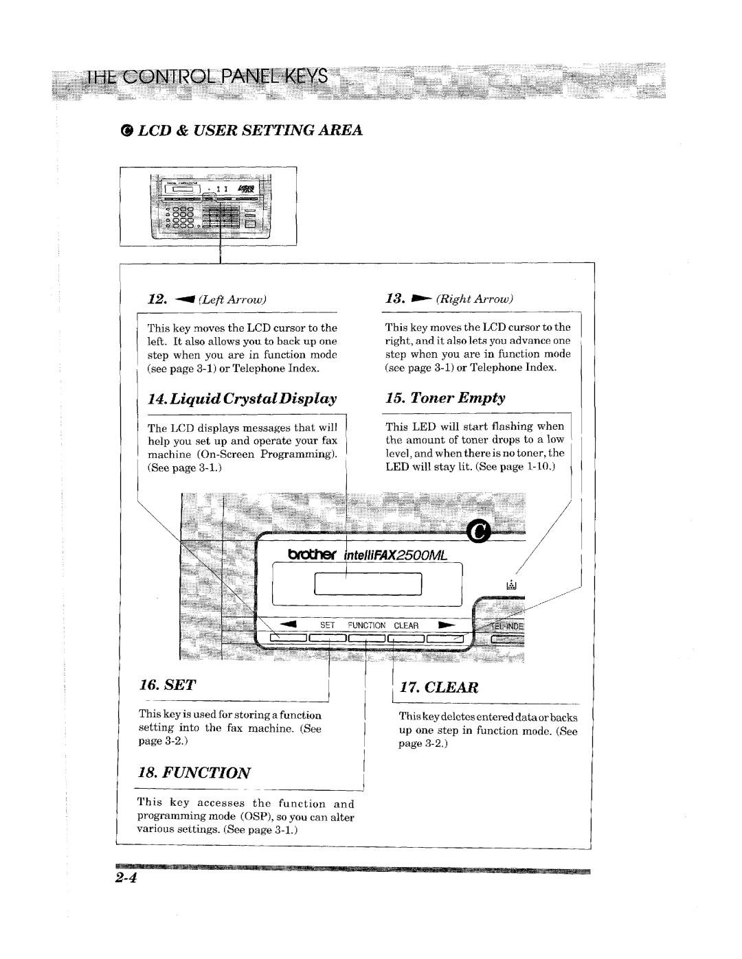 Brother 2400ML manual 